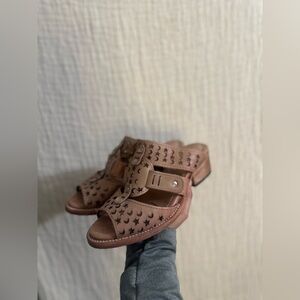 Freebird by Steven MOON STAR Mule Open Toe Sandal Women 10